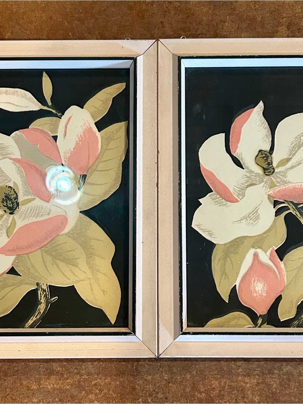 Vintage Franklin Print Company 1960s Magnolia Flower Art Print